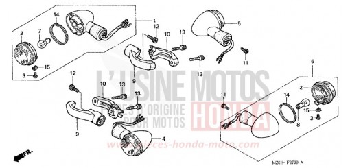 CLIGNOTANT GL1500C1 de 2001